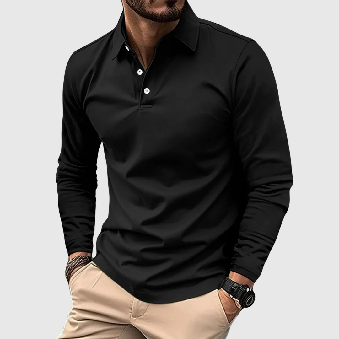 Marlon® | Premium Long Sleeve Polo - Image 5