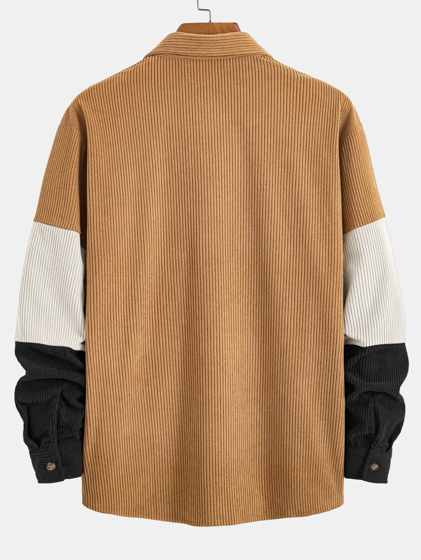 Martín® | Color Block Corduroy Shirt With Pockets - Image 4
