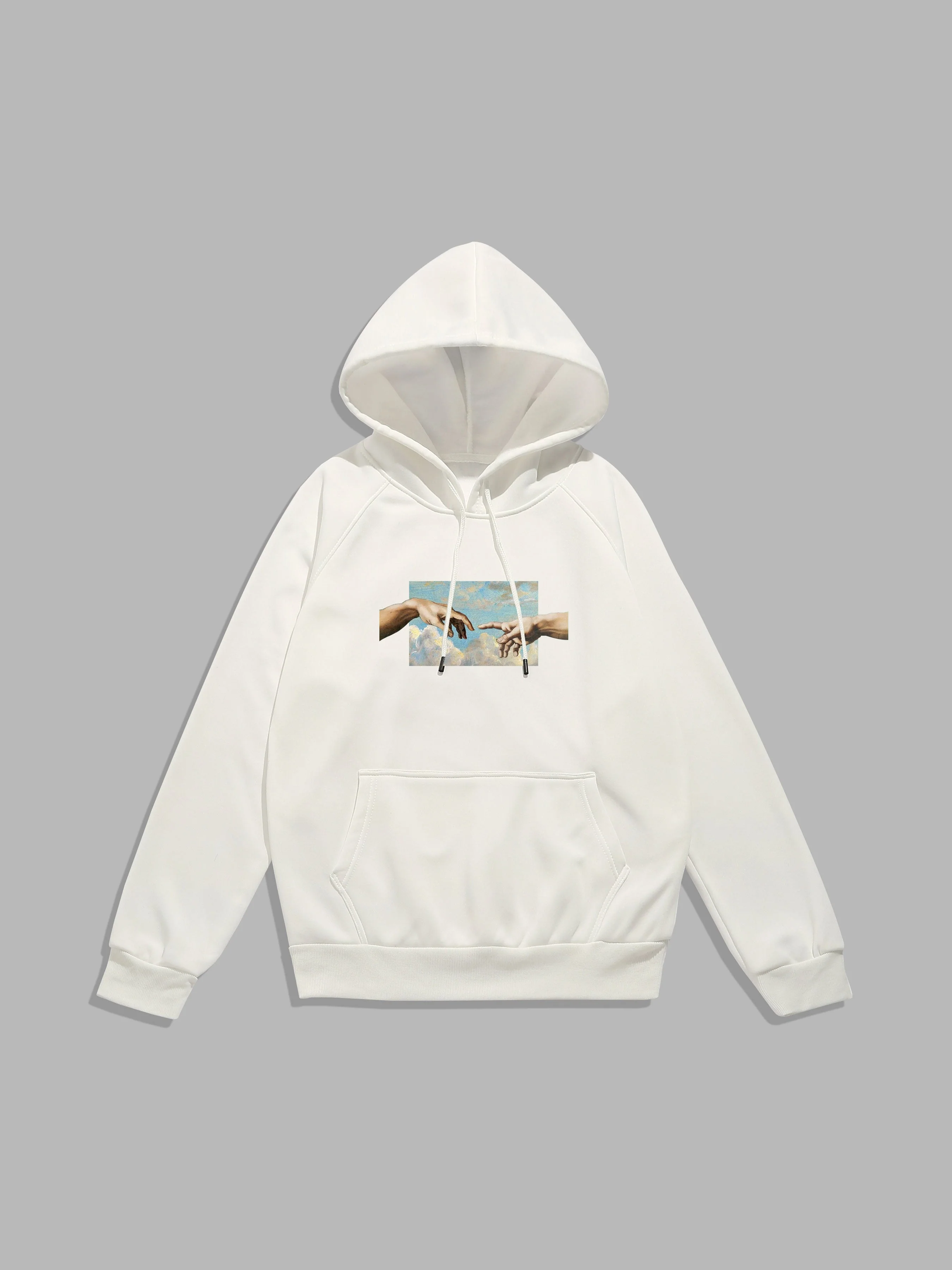 Martin | Creation Of Adam Print Hoodie