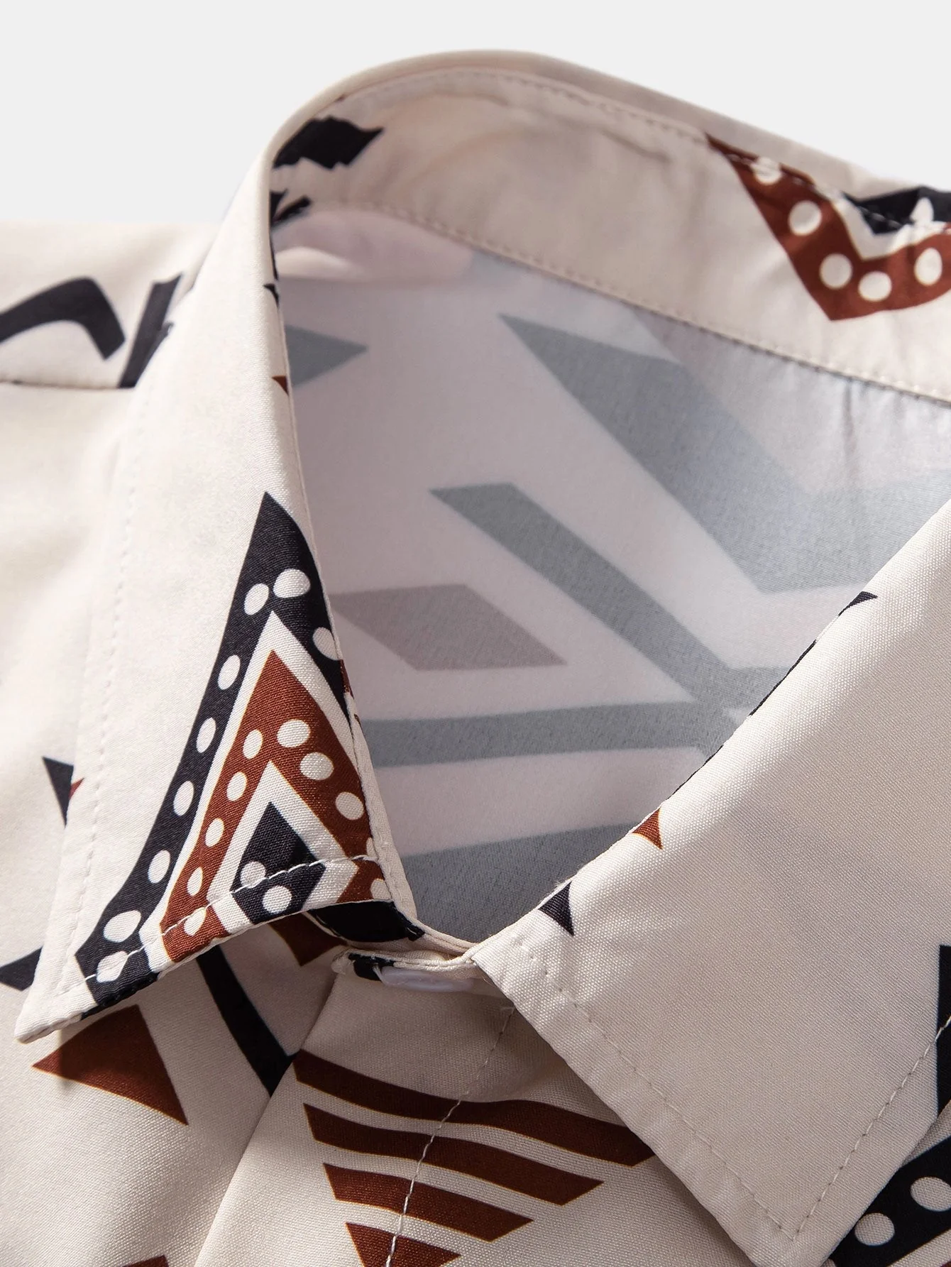 Máximo® | Aztec Geometric Print Shirt & Swim Shorts - Image 10