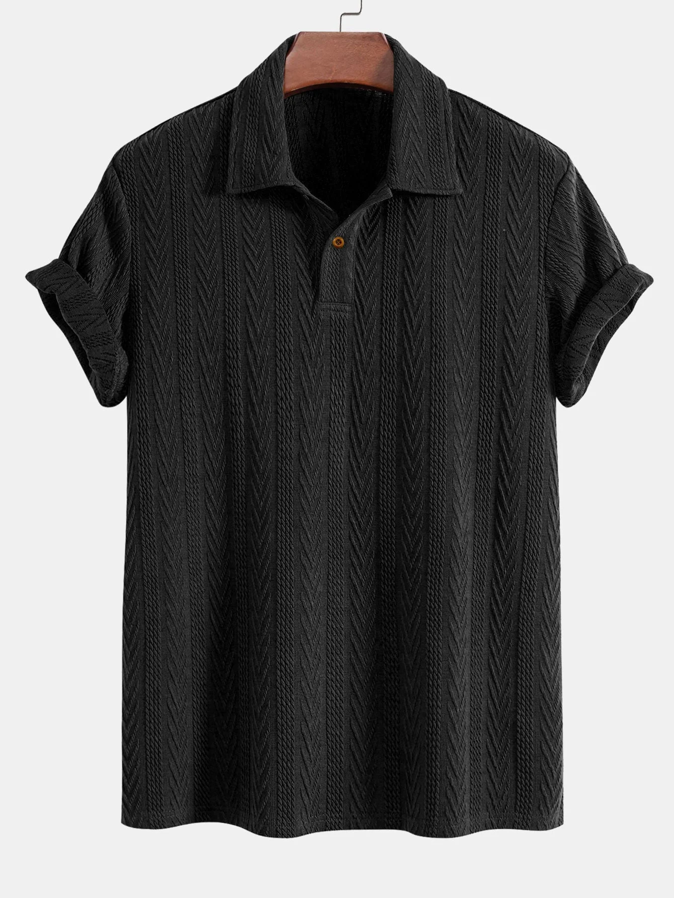 Máximo® | Short Sleeve Jacquard Polo - Image 3