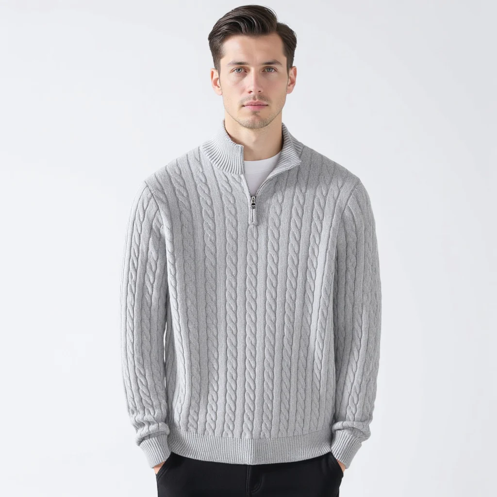 Maxwell® | Luxury Sweater With Zip - Image 5