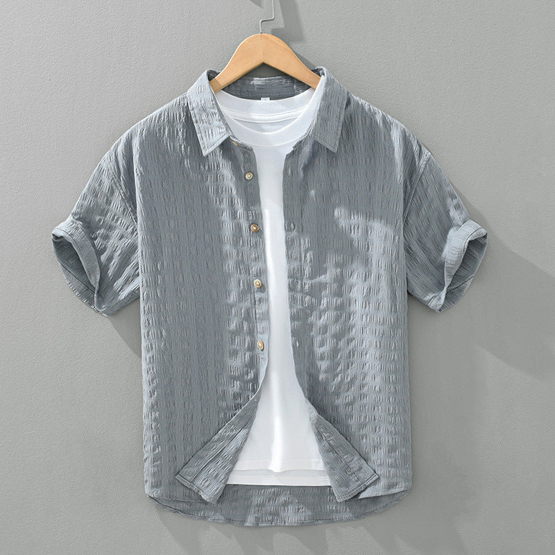 Mika | Casual Textured Shirt - Image 2