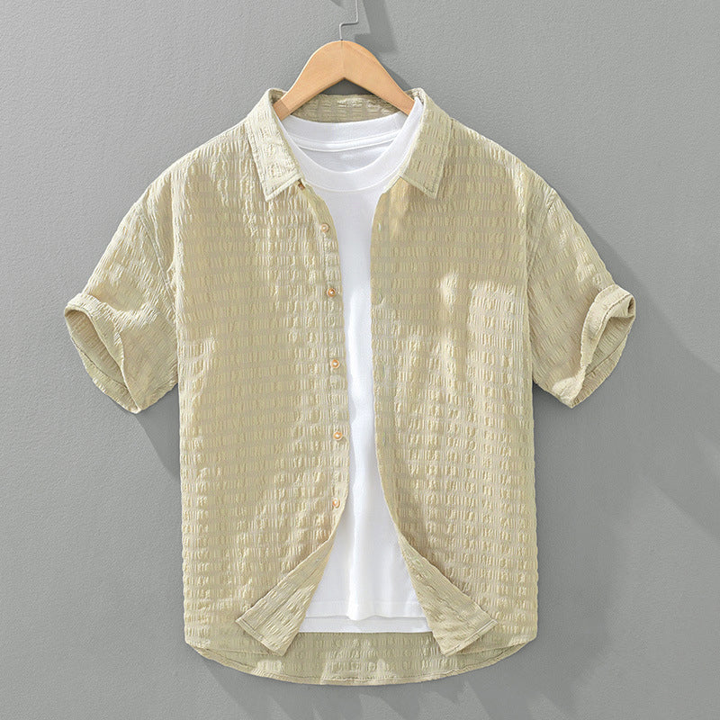 Mika | Casual Textured Shirt - Image 4