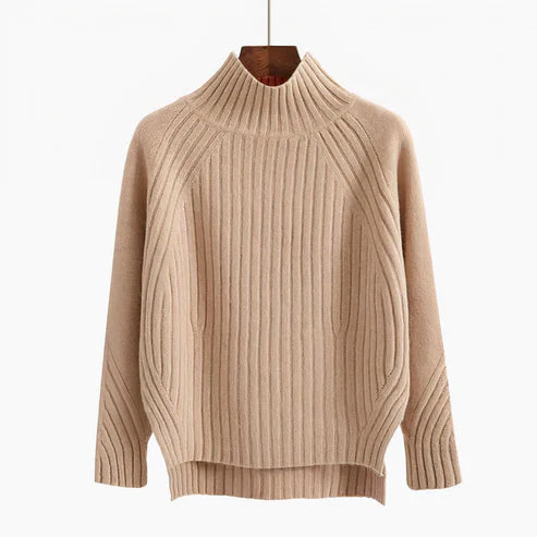 Mikkel | Soft women's turtleneck sweater made of merino wool