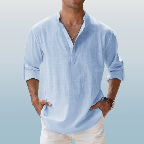 Milo® | Linen Long Sleeve Shirt - Image 2