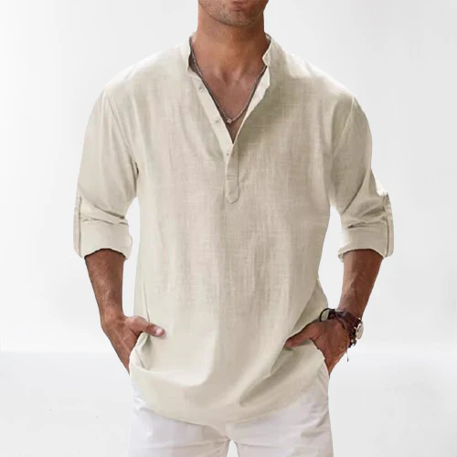 Milo® | Linen Long Sleeve Shirt - Image 5