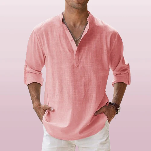 Milo® | Linen Long Sleeve Shirt - Image 7