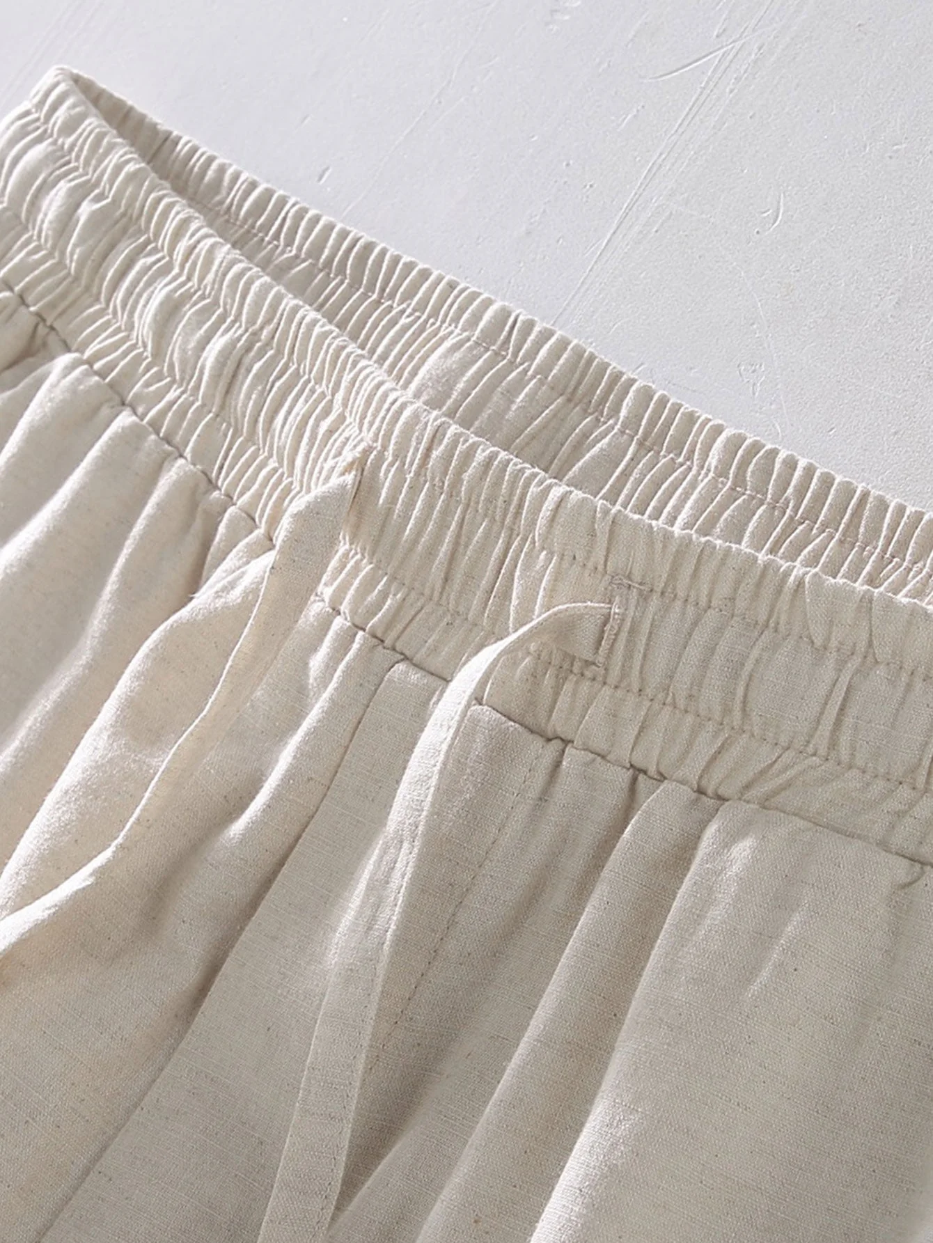 Modesto® | Linen Rayon Blend Button Up Shirt & Linen Drawstring Shorts - Image 9