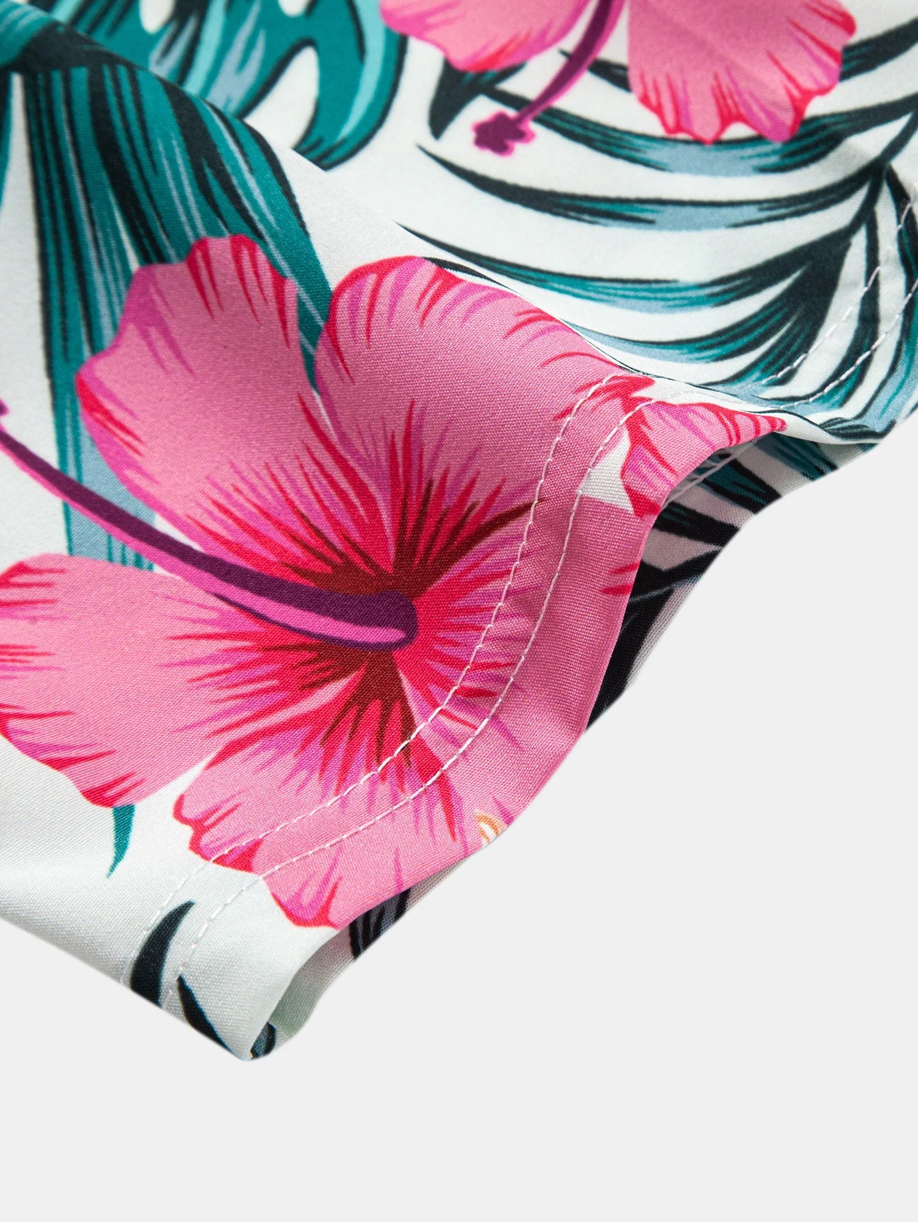 Morgan® | Tropical Flowers Print Button Up Shirt - Image 4