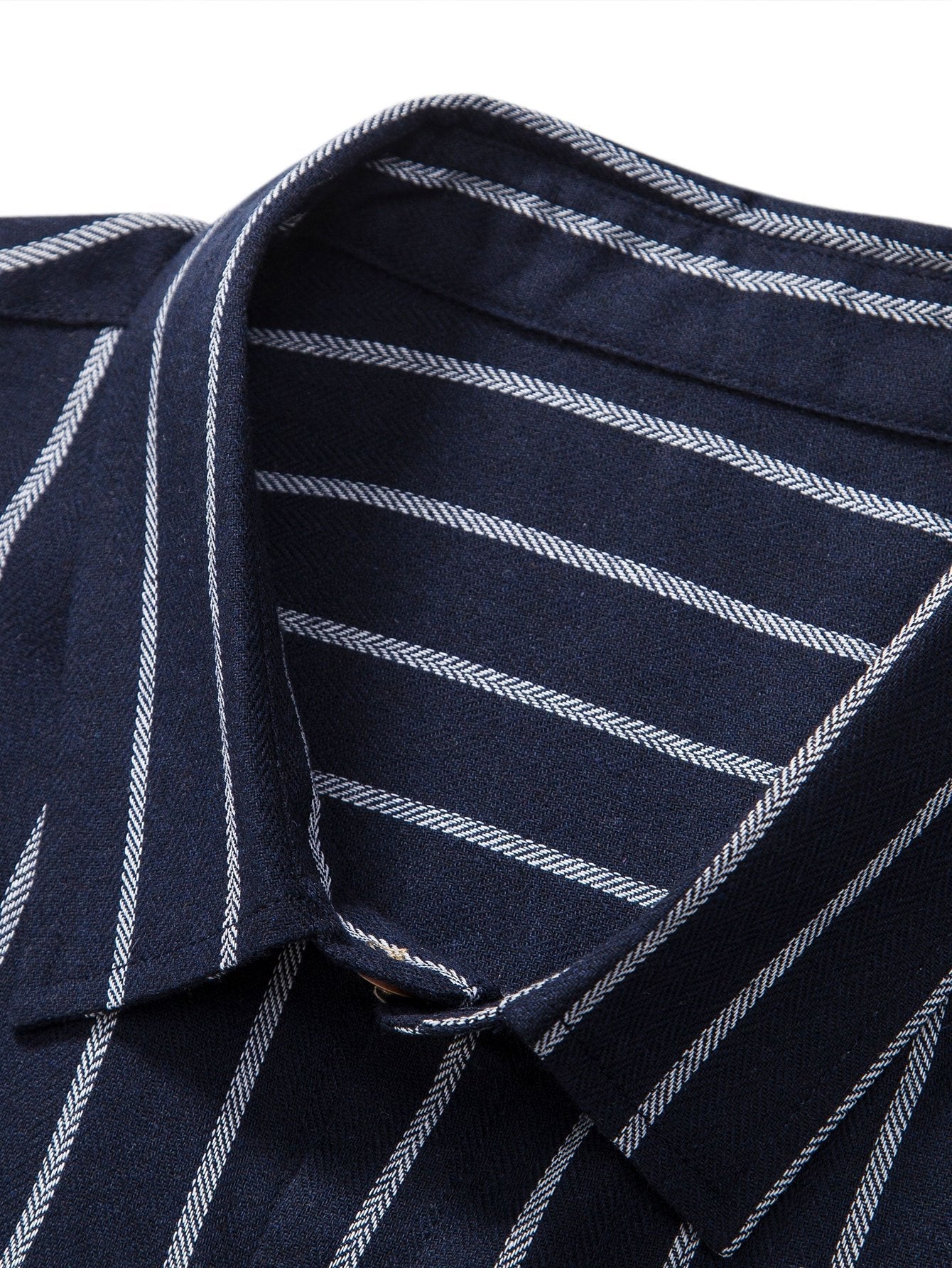 Nataniel® | Cotton Blend Striped Button Up Shirt & Linen Drawstring Shorts - Image 15