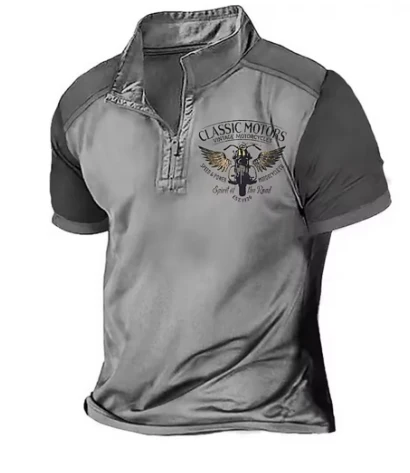 Neville® | Vintage Motorcycle Style Polo - Image 8