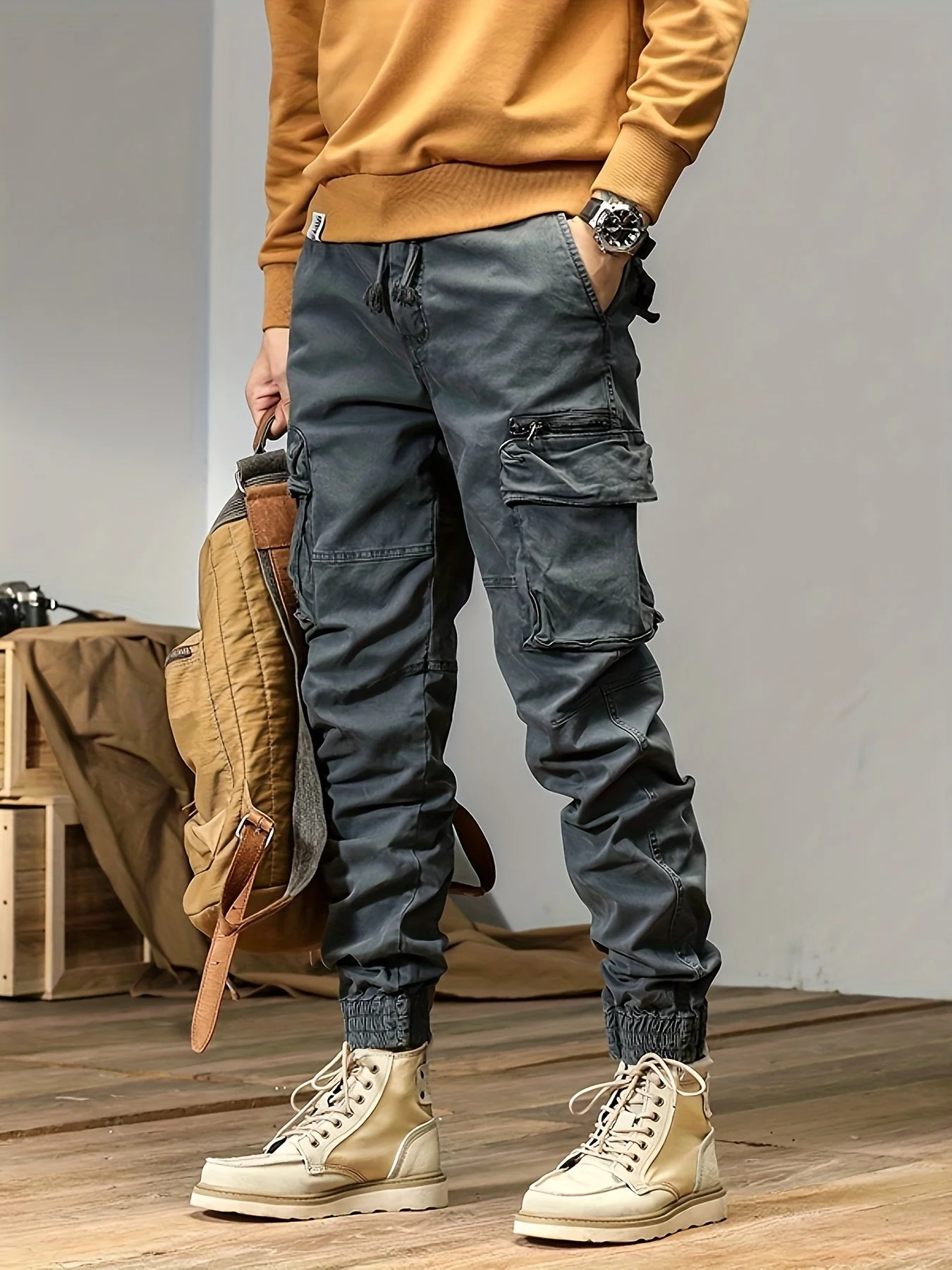 Nicandro® | Premium Cotton Cargo Pants - Image 10