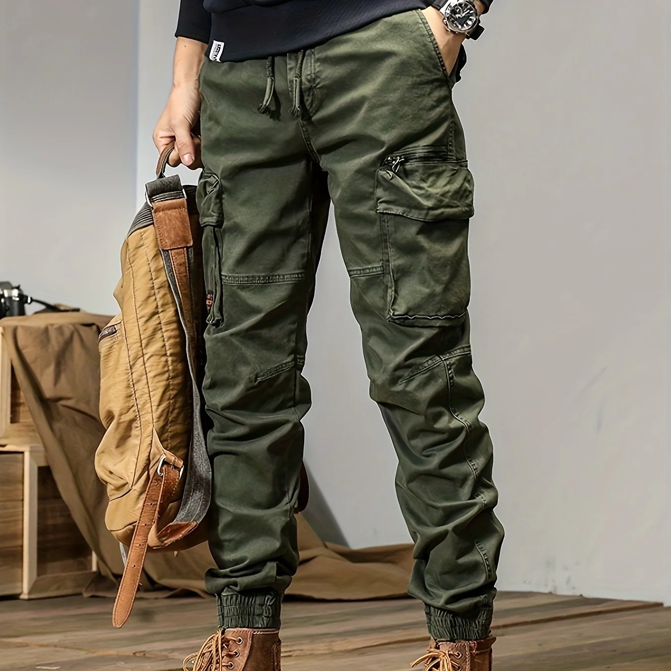 Nicandro® | Premium Cotton Cargo Pants - Image 12
