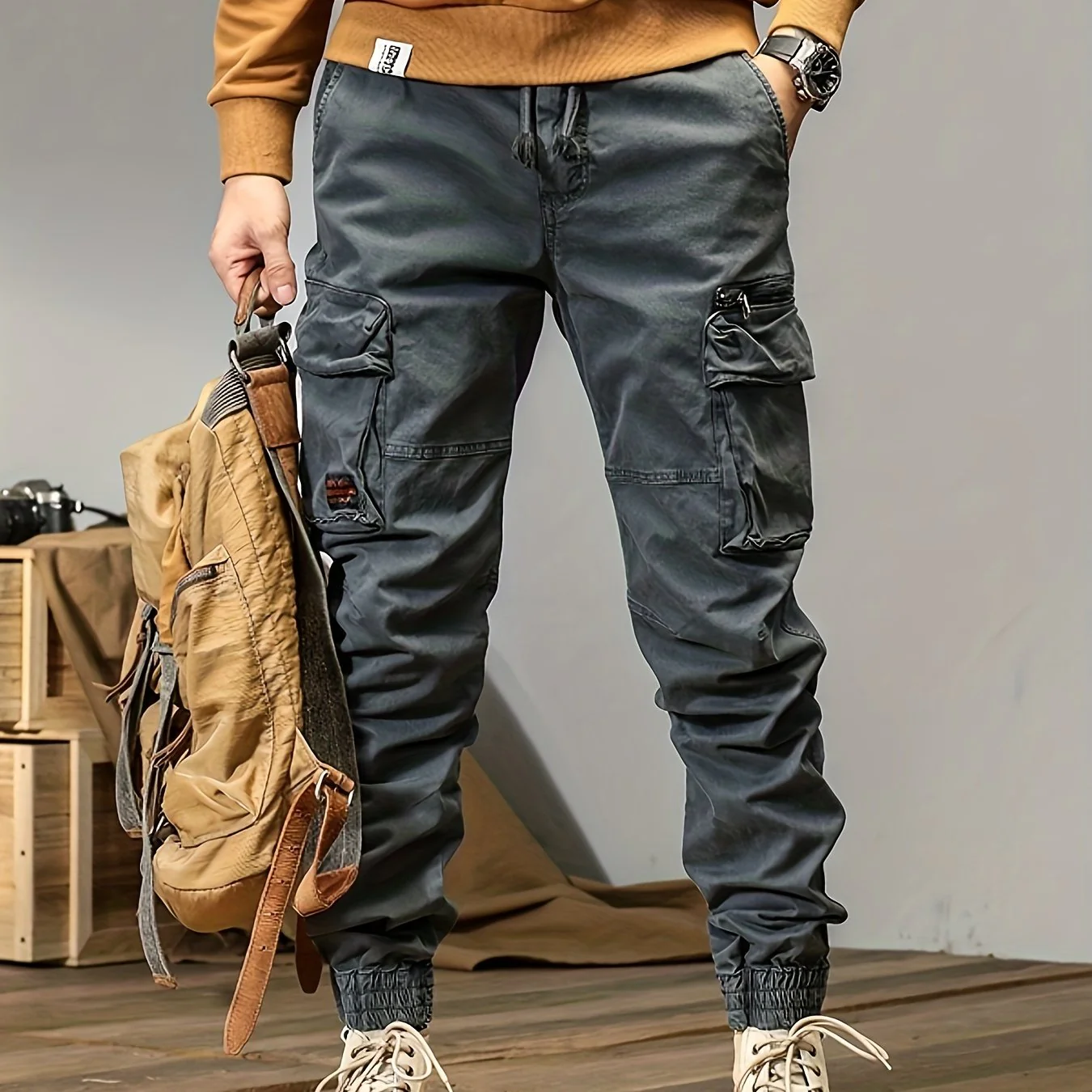 Nicandro® | Premium Cotton Cargo Pants - Image 14