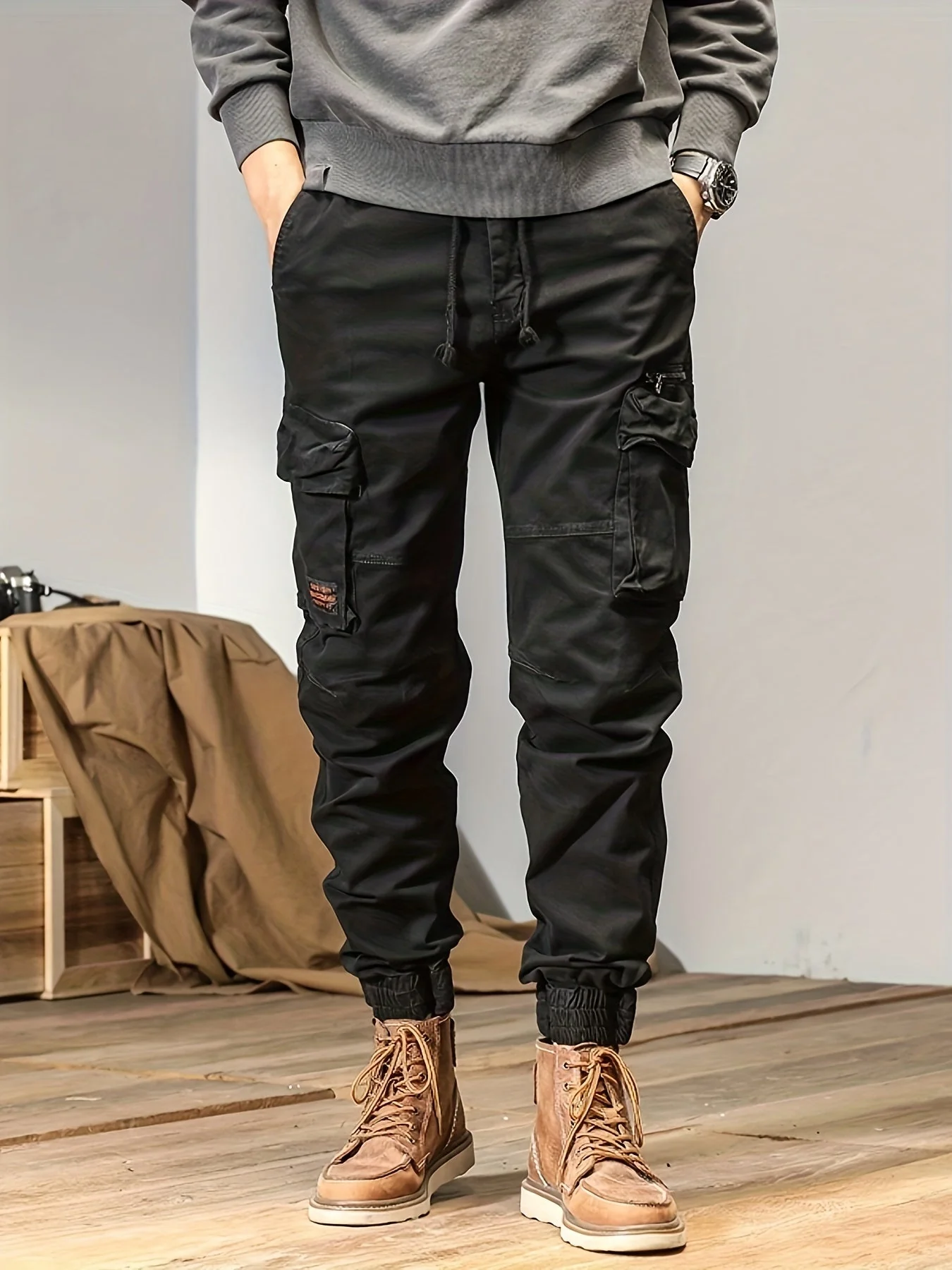 Nicandro® | Premium Cotton Cargo Pants - Image 4