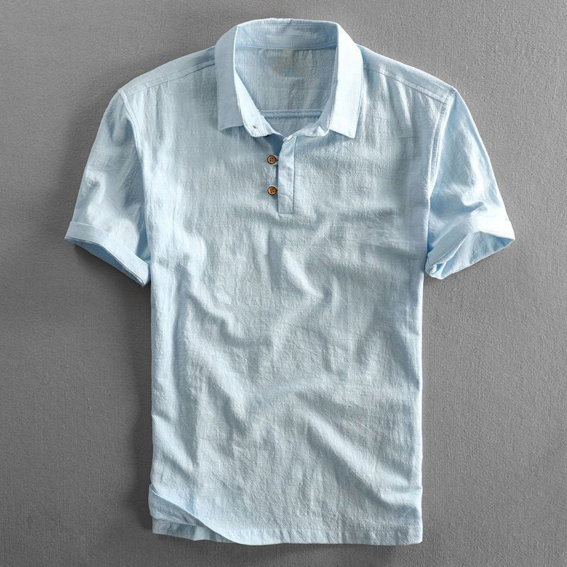 Nicolas® | Summer Linen Polo - Image 5