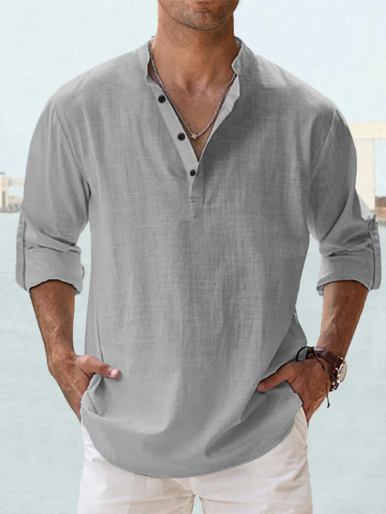Nolan | Casual linen shirt - Image 5