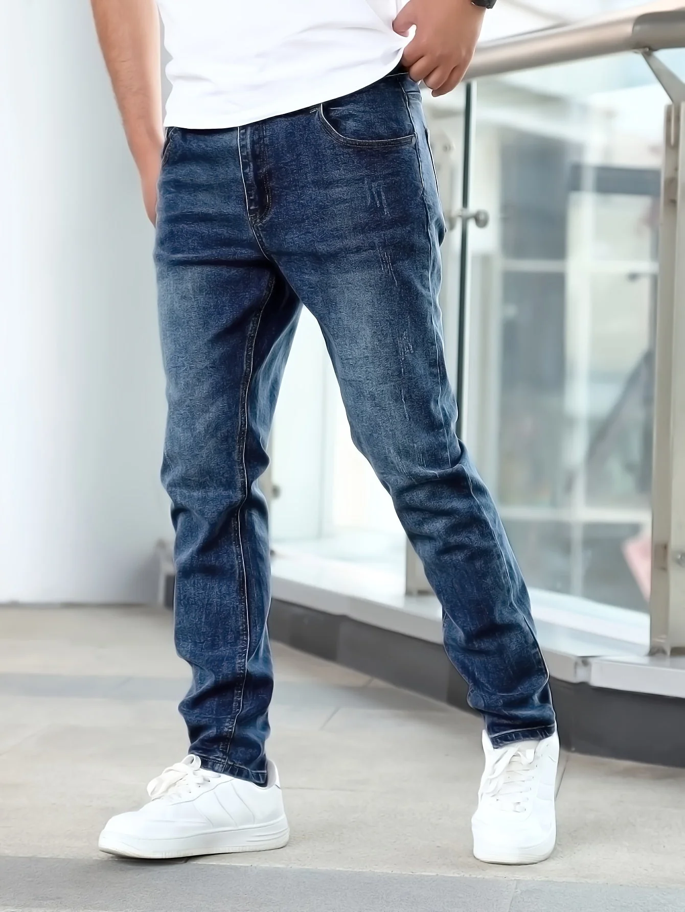 Nuno® | Straight Leg Stretch Jeans - Image 2