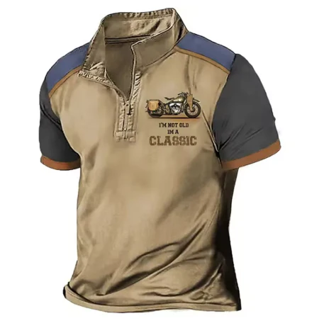 Oliver® | Vintage Motorcycle Style Polo - Image 2