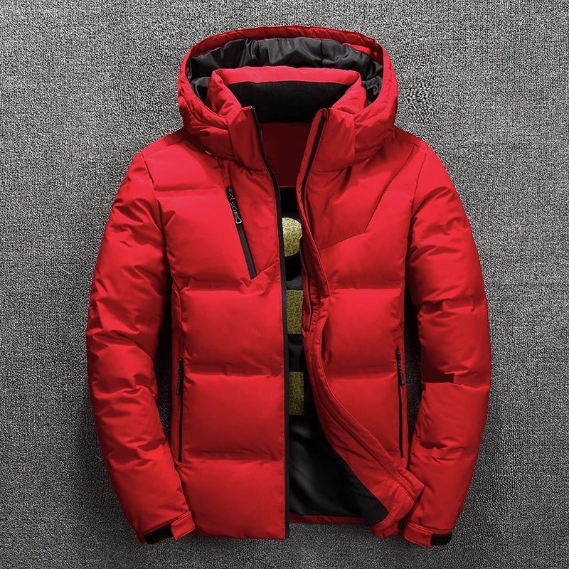 Olmo® | Men’s Quilted Puffer Jacket With Pockets - Image 3