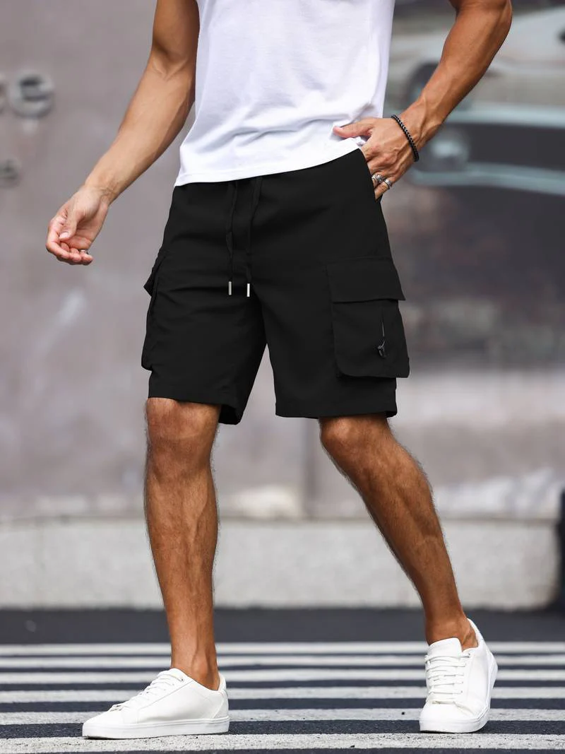 Orestes® | Trendy Men'S Cargo Shorts With Drawstring