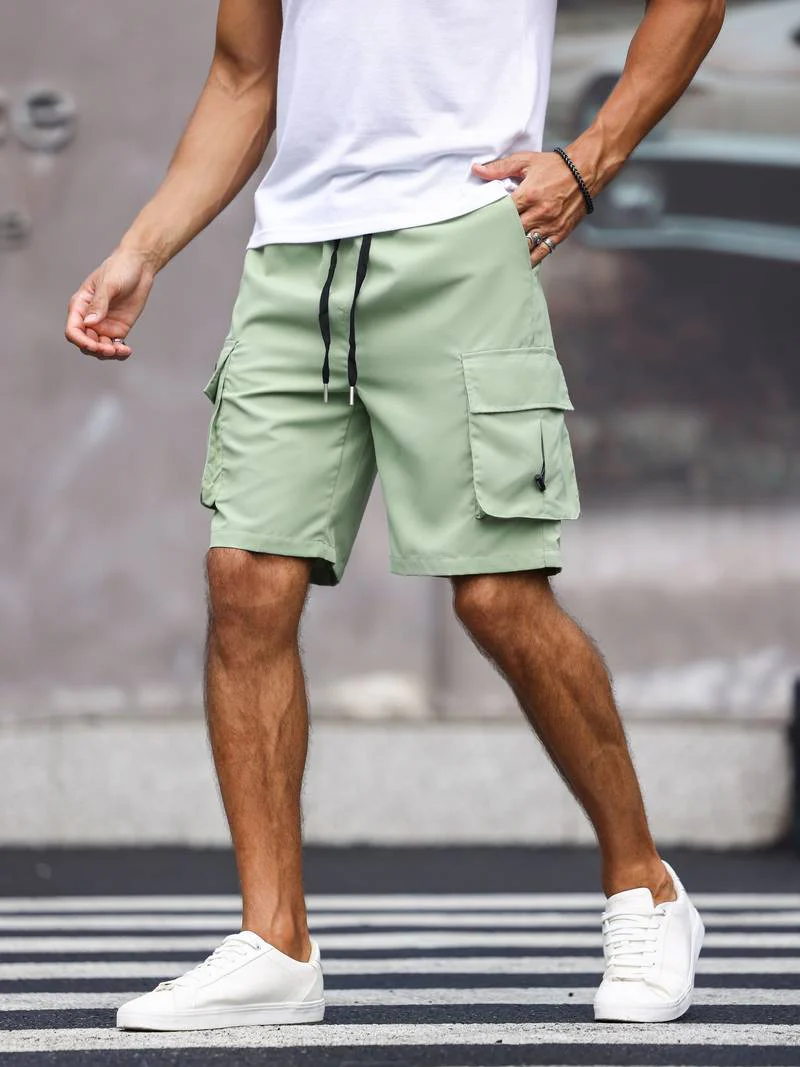 Orestes® | Trendy Men'S Cargo Shorts With Drawstring - Image 7