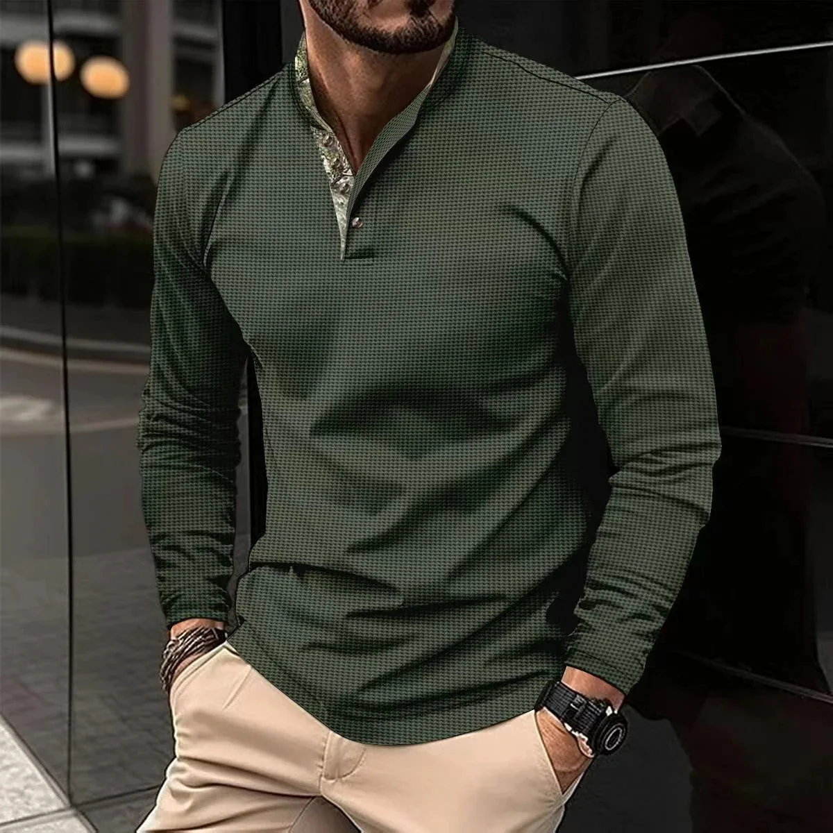 Patrick® | Stylish Longsleeve Polo For Men