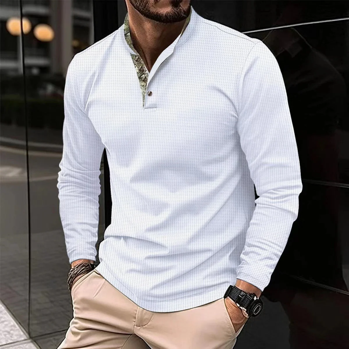 Patrick® | Stylish Longsleeve Polo For Men - Image 3