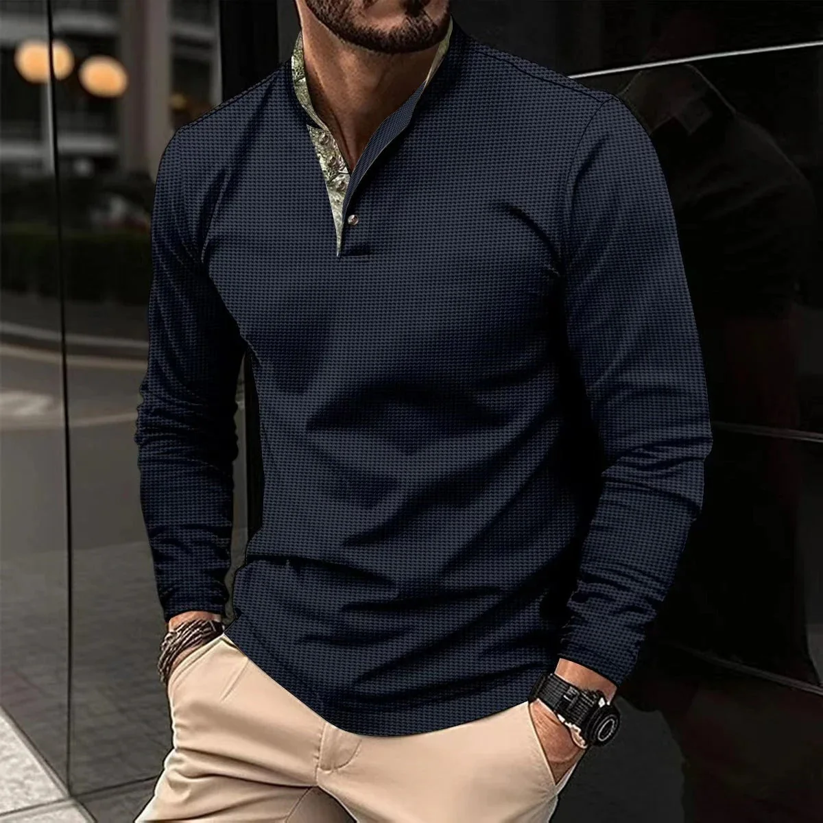 Patrick® | Stylish Longsleeve Polo For Men - Image 4