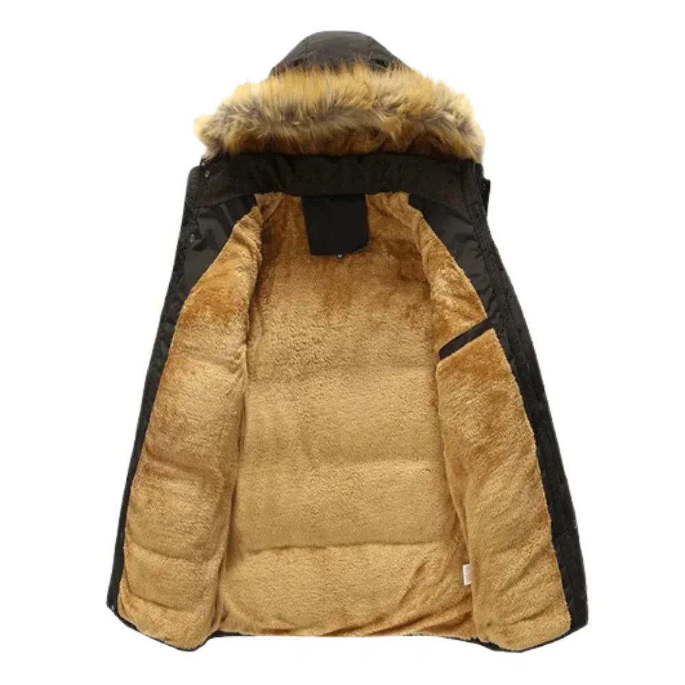 Penn | Stylish quilted fleece winter jacket - Image 13