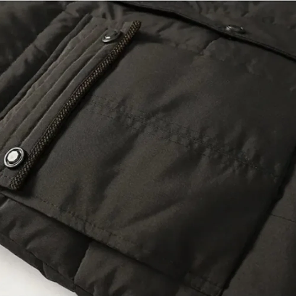 Penn | Stylish quilted fleece winter jacket - Image 5