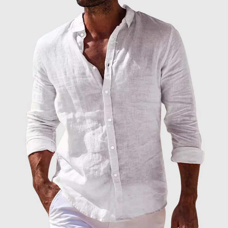 Philip | Sorrento Linen Shirt - Image 2