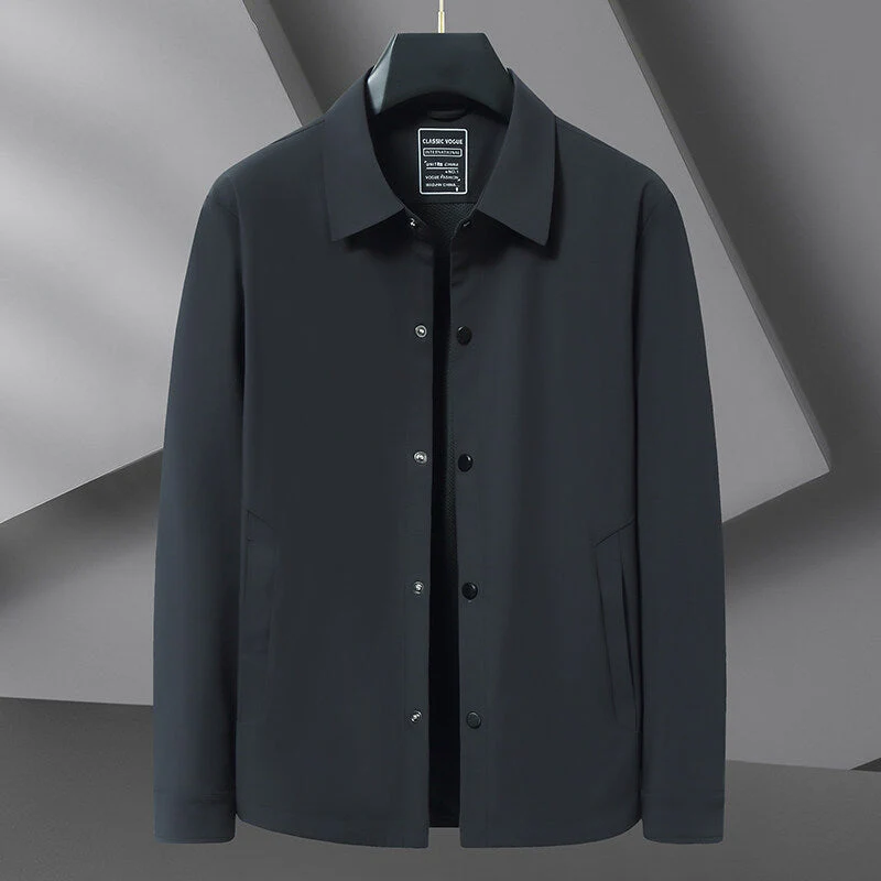 Piers | Reverse Collar Office Jacket - Image 2