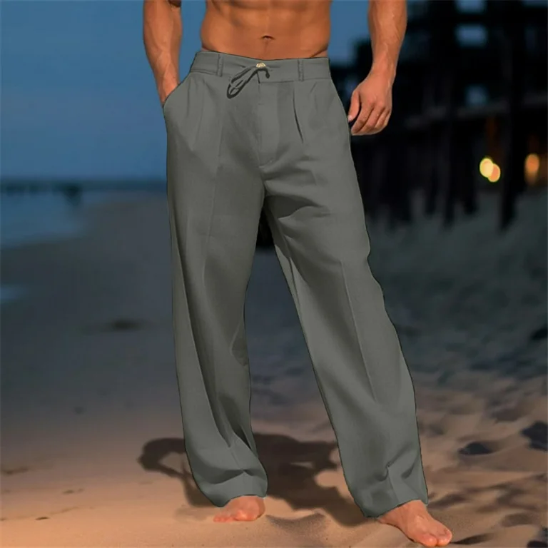Pipo® | Plain Linen Trousers