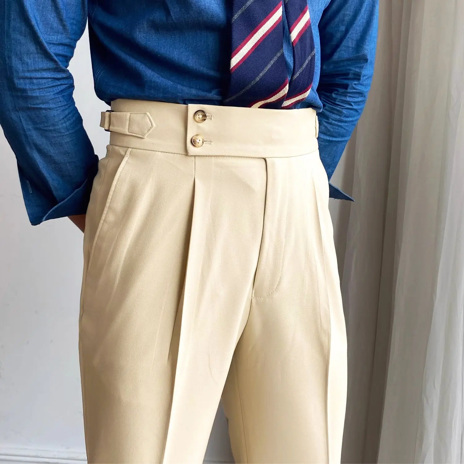 Plácido | Men's Elegant Slim Fit Trousers Business