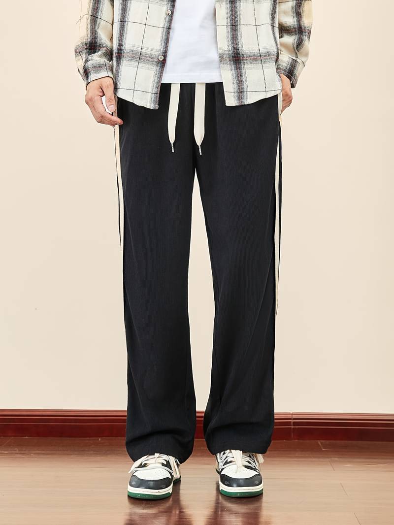 Quilino® | Color Block Drawstring Pants For Men - Image 8