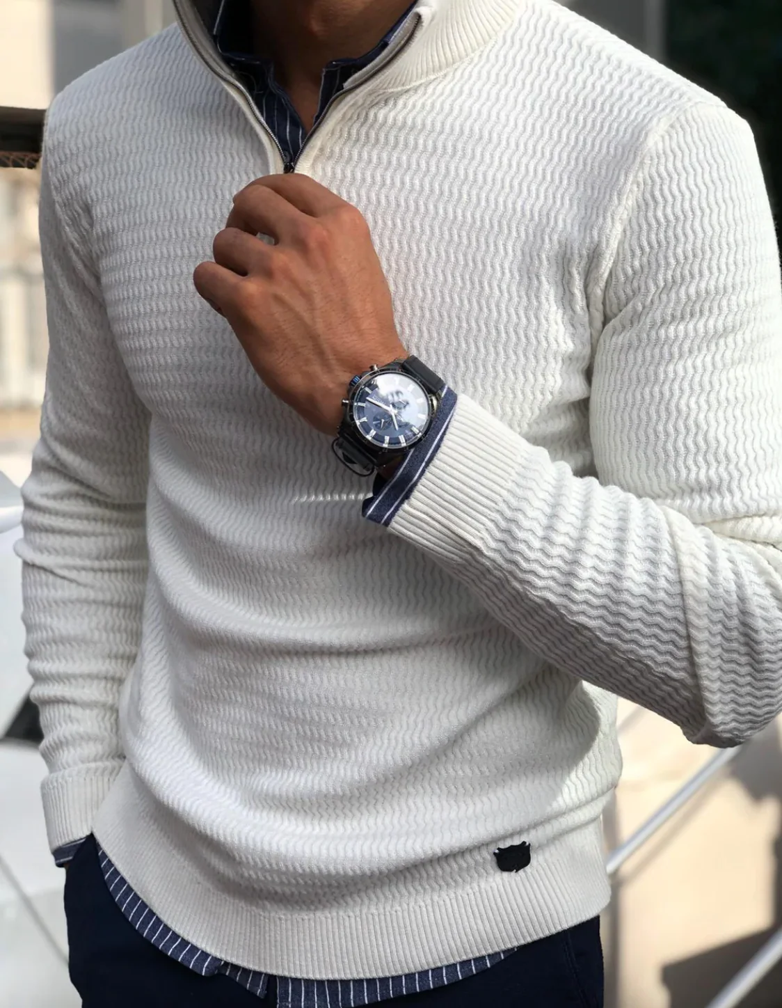 Quiller® | Elegant Zip Pullover - Image 2