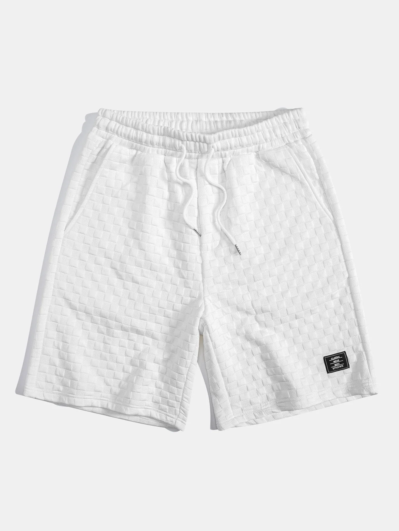 Ralph® | Checkerboard Jacquard Arc Hem Hooded T-Shirt & Checkerboard Jacquard Shorts - Image 10