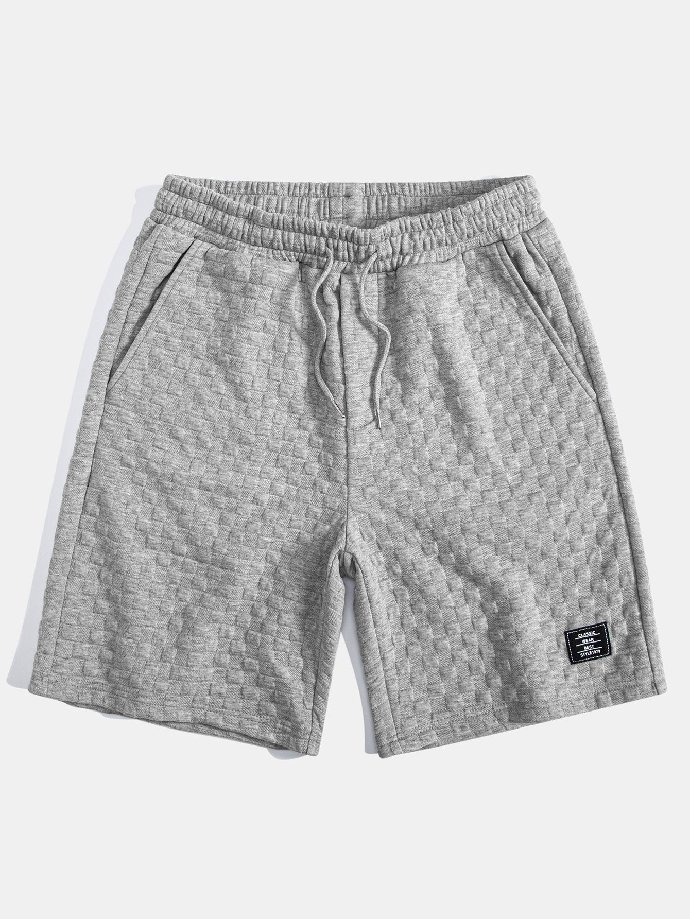 Ralph® | Checkerboard Jacquard Arc Hem Hooded T-Shirt & Checkerboard Jacquard Shorts - Image 14