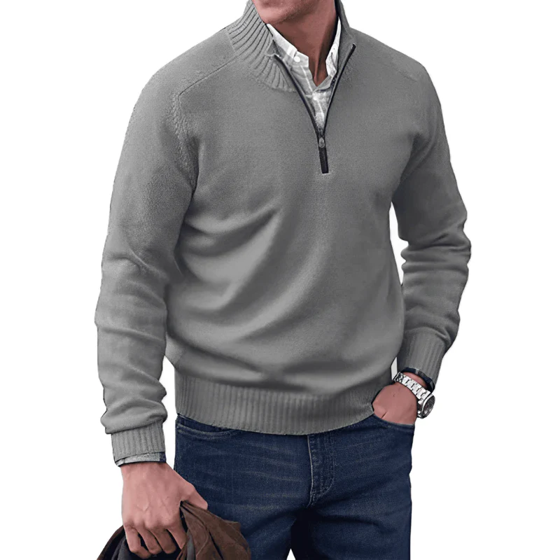 Raphael® | Cashmere Sweater With Zipper - Image 7