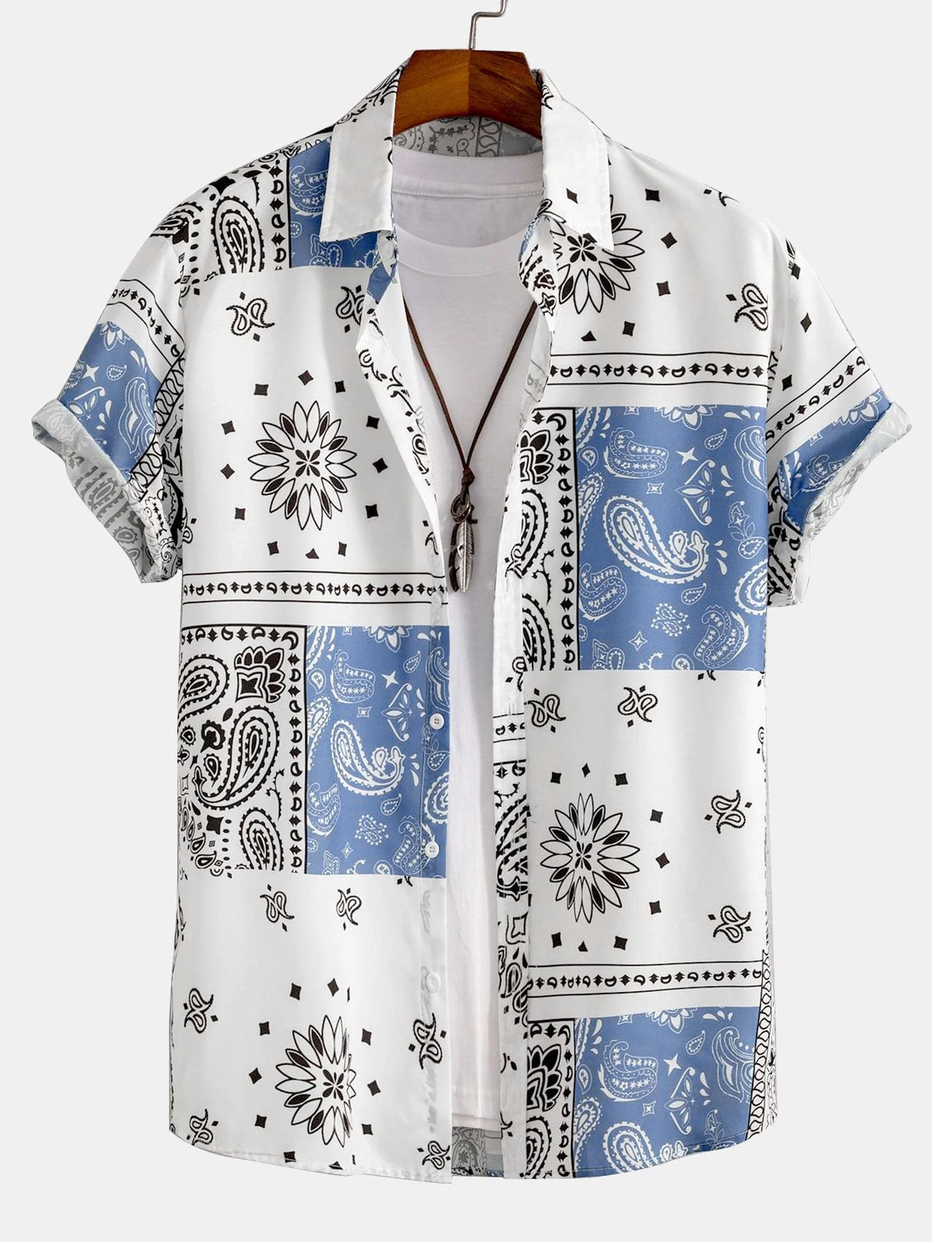 Reginald® | Paisley Print Button Up Shirt