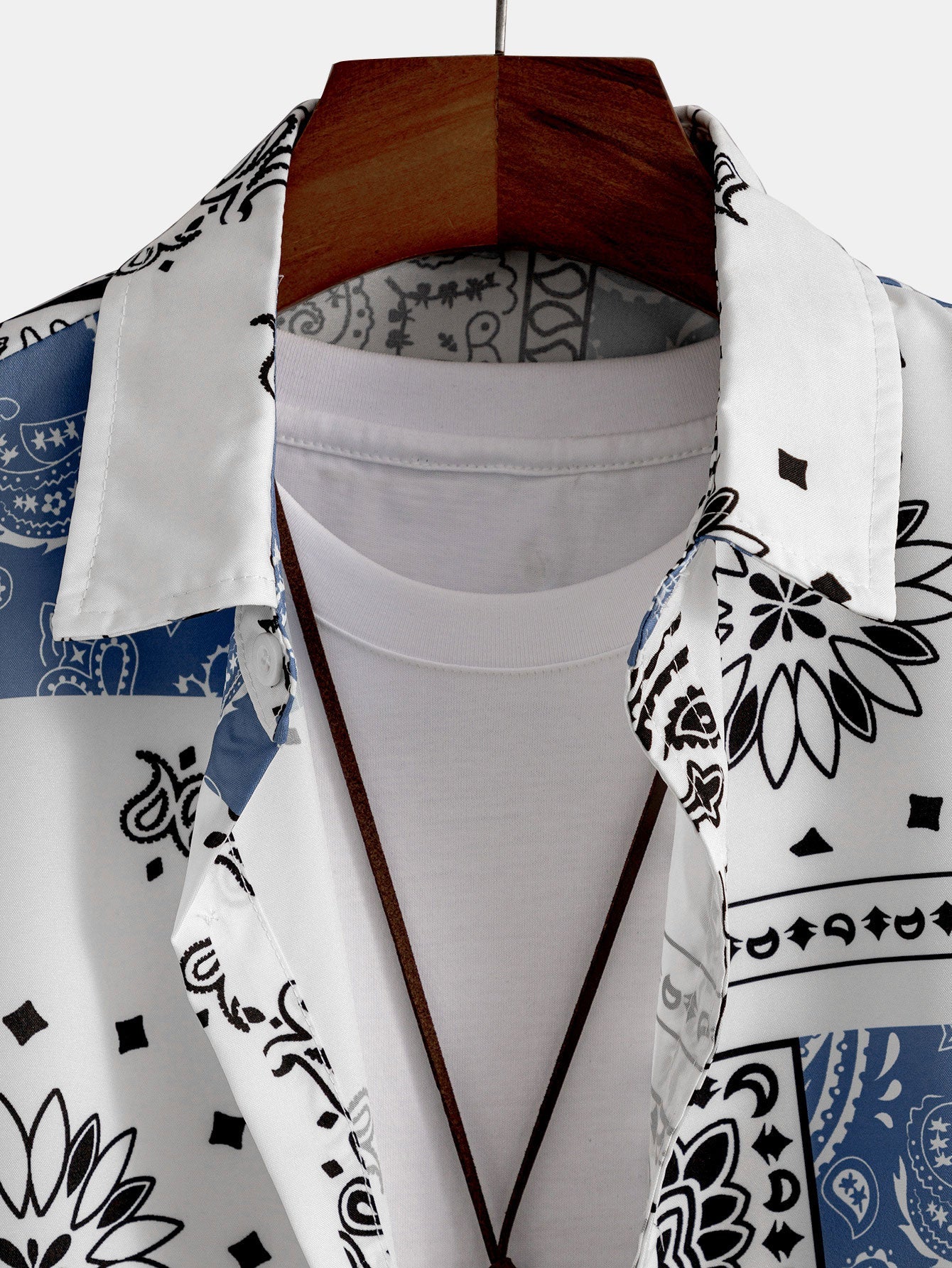 Reginald® | Paisley Print Button Up Shirt - Image 3