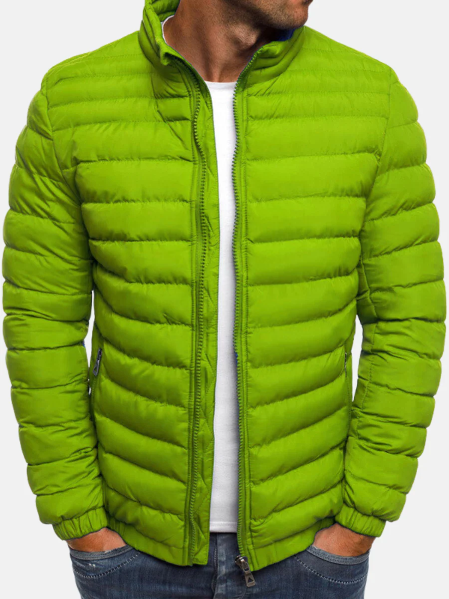 Rexo | Stylish quilted jacket with stand-up collar - Image 4