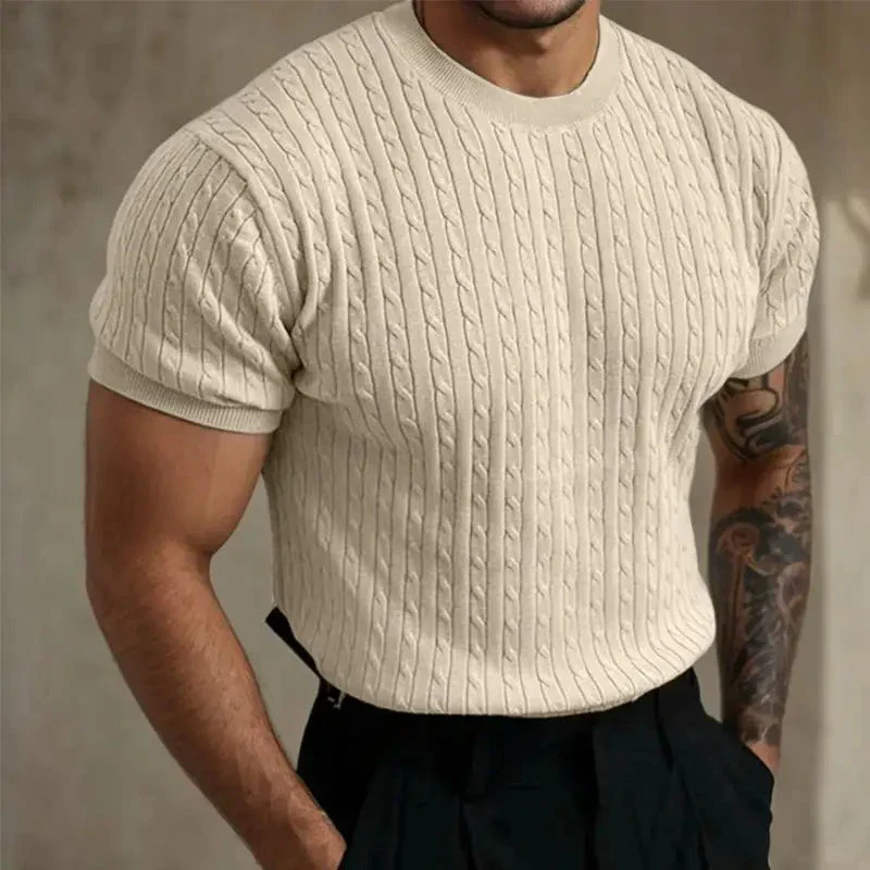 Roberto® | Quilted Knit T-Shirt - Image 10