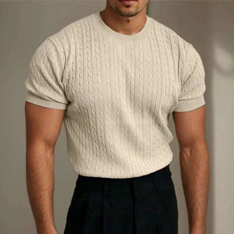 Roberto® | Quilted Knit T-Shirt - Image 8