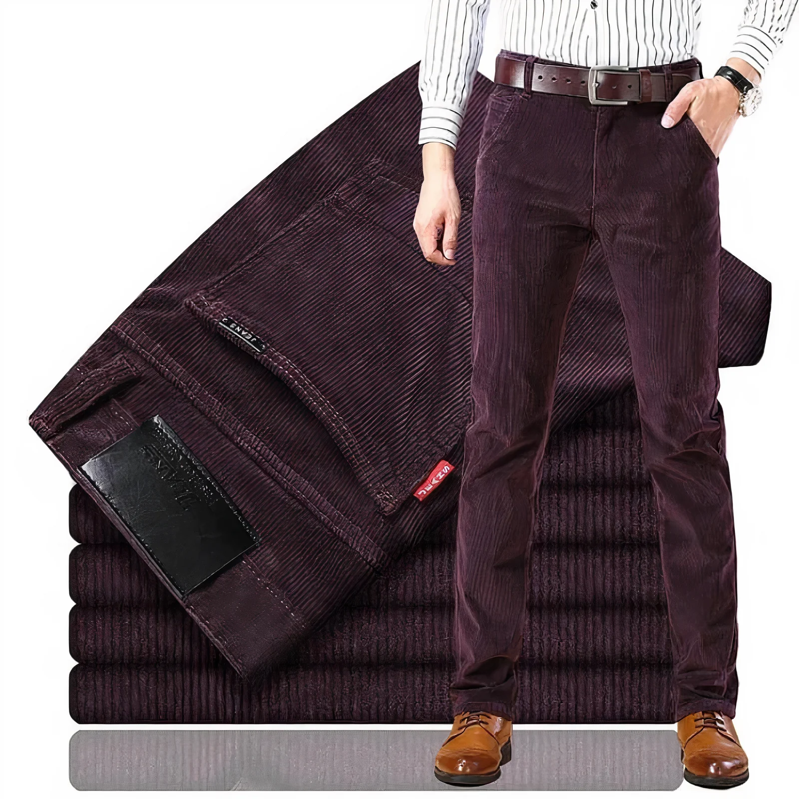 Rowan® | Straight-Cut Corduroy Jeans - Image 6