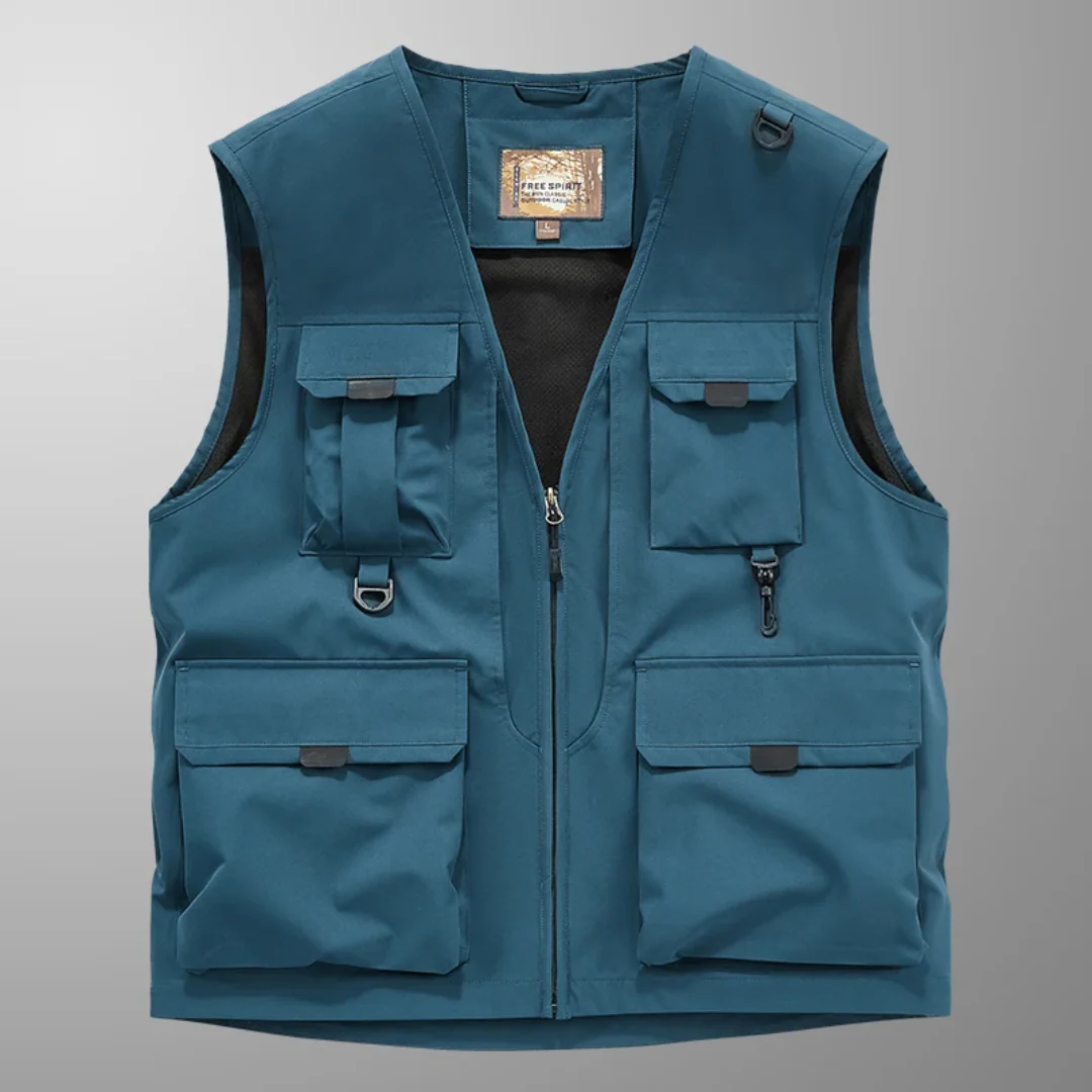 Rowan | Stylish and casual cargo vest - Image 7