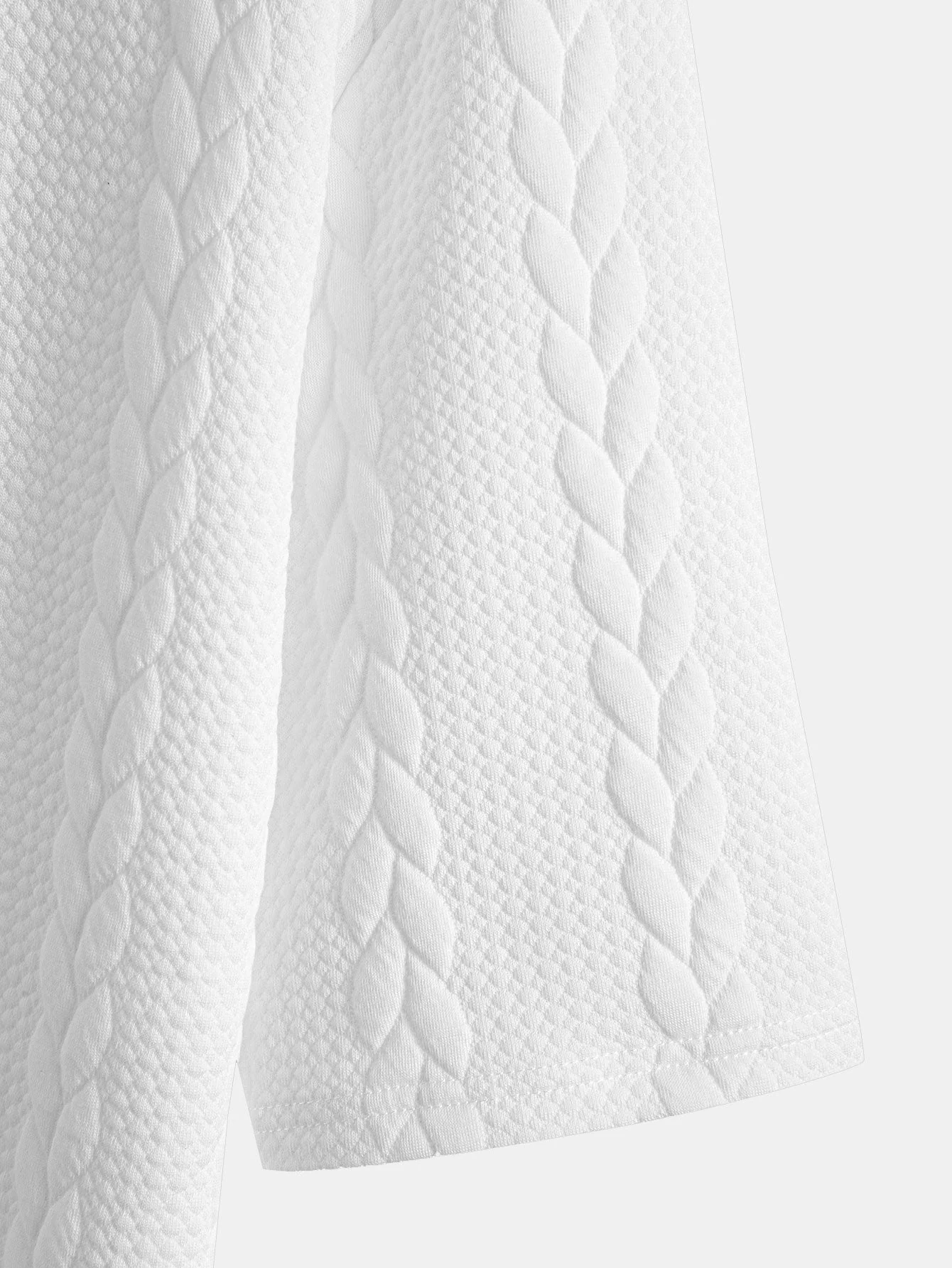 Ryan® | Relax Fit Mid-Length Sleeve Twist Jacquard T-Shirt & Shorts - Image 20