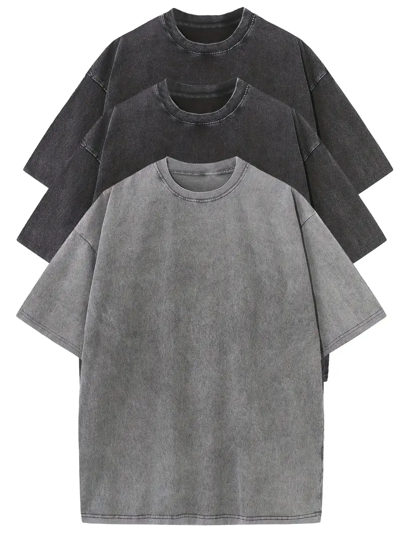 Ryker | Casual Cotton Oversized Tee   - 3-Pack - Image 8